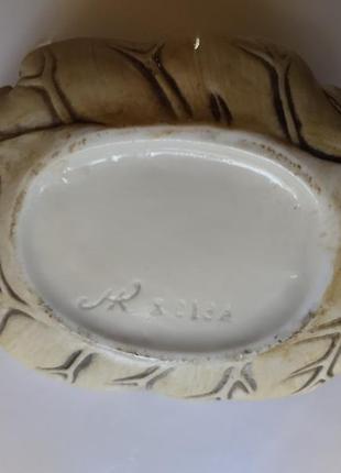 Фигурка керамическая спящий кролик в листочке harvey knox kingdom