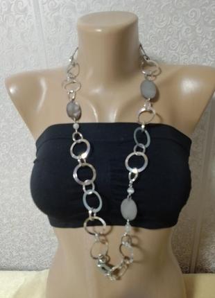 Намисто з перламутрових намистин