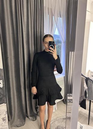 Сукня жіноча сукня чорна сукня з мереживом