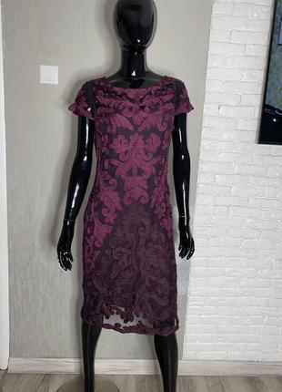 Сукня кроше плаття міді по фігурі phase eight, xxl 52р