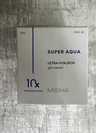 Гель-крем missha super aqua ultra hyalron, 70 мл