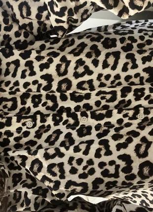 Сорочка тигровий леопардовий принт4 фото