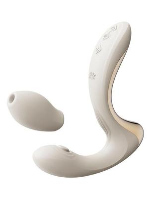 Вібратор zalo — talis g-spot pulsewave vibrator ivory white