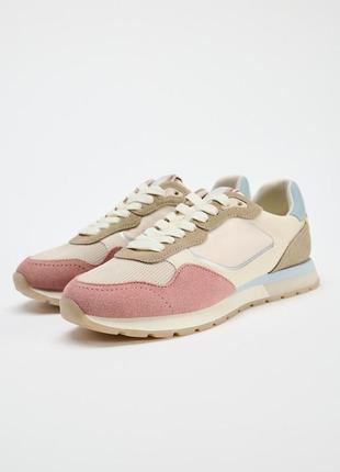 Кроссовки женские цветные zara new