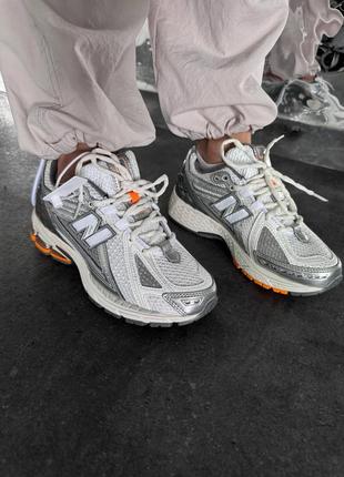 Кроссовки в стиле new balance 1906
 «&nbsp;silver / white / orange&nbsp;»premium4 фото