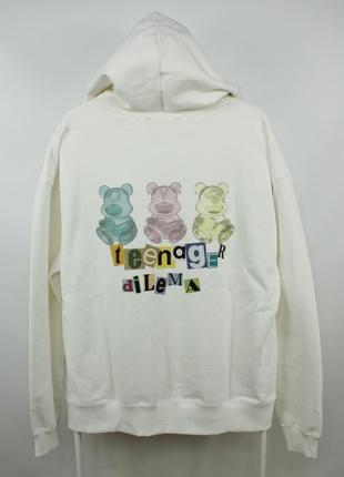 Щільне якісне худі світшот korean oy openyard collage odolly hoodie6 фото