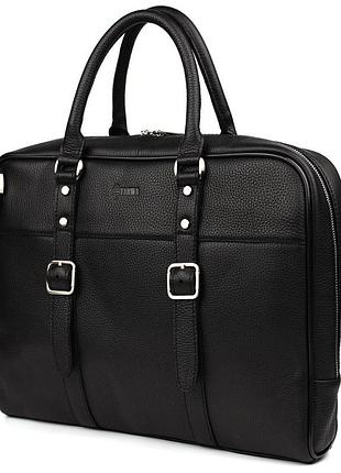 Ділова чоловіча сумка з ручками fa-4764-4lx tarwa чорний флотар