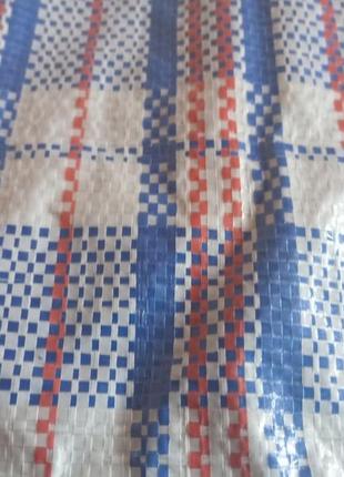 Сумка хозяйственная баул плетенка-клетка 64х50х30см