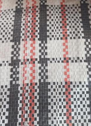 Сумка хозяйственная баул плетенка-клетка 64х50х30см