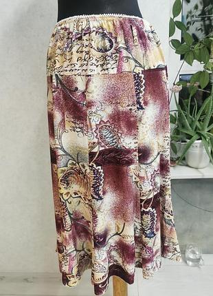 Трикотажная юбка из вискозы