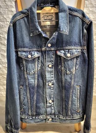 Новая мужская джинсовая куртка levi's размер m оригинал3 фото