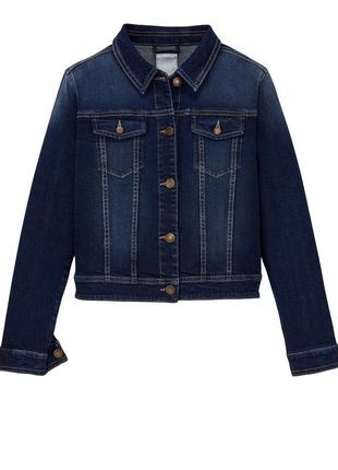 Джинсова куртка прямого крою для жінки blue motion aldi germany 820343 s темно-синій