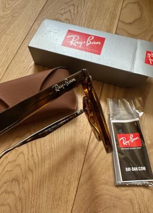 Очки женские ray ban оригинал rb 2180 710 коричневые градиент