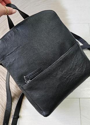 Фирменный кожаный рюкзачок zign3 фото