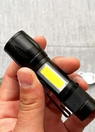 Фонарик аккумуляторный ручной police bl-513 встроенный аккумулятор + зарядка