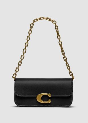 Жіноча сумка coach idol bag black 23 х 10.5 x 7 см