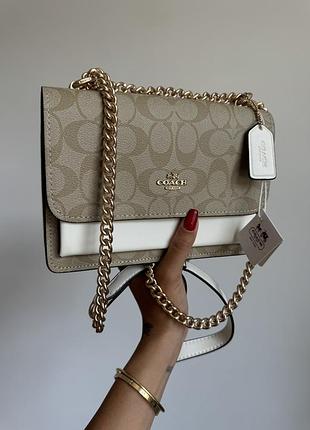 Женская сумка coach premium 21x14x6