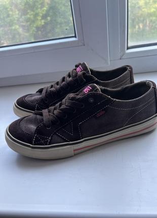 Коричневые кроссовки кеды vans w tori1 фото