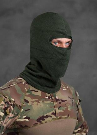 Балаклава флисовая олива