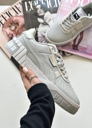 Фирменные женские кроссовки puma cali grey * cd