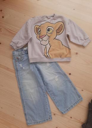 Джинсы zara свитшот