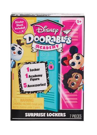 Игровой набор disney doorables - шкафчик с сюрпризом