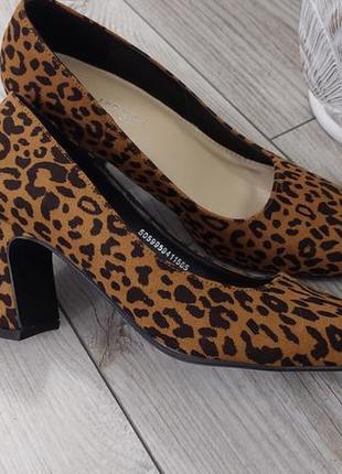 Леопардові туфлі5 фото