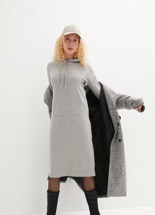 Теплое спортивное платье туника h&m