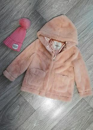 Шубка, пальто курточка zara 104-110