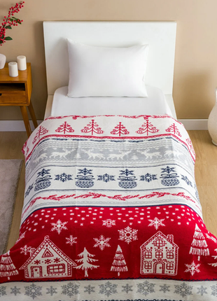 Lc waikiki  lcw home плед одеяло, покрывало ногвогодний рождественский 2х1.5 м2 фото