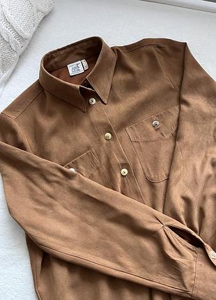 Рубашка из эко-замши