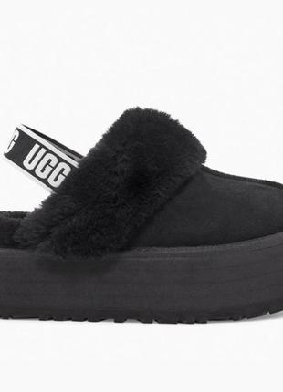Женские ugg funkette slipper platform black