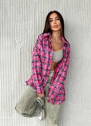 Сорочка в клітинку рубашка в клітку