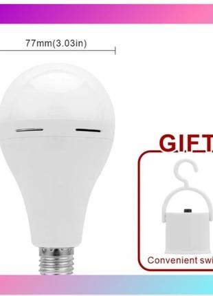 Акумуляторна led лампа 9w 1200mah