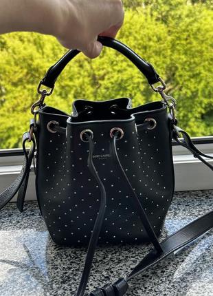 Кожаная сумка saint laurent ysl оригинал