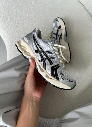 Женские и мужские кроссовки Asics Upcourt 4 White Silver Black Gum Indoor Men Volleyball white/silver/black