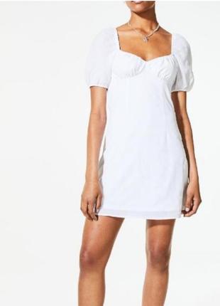 Сукня з пишними рукавами h&m ,біле плаття