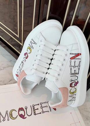 Шкіряні кросівки жіночі в стилі бренду amcq. розмір 39