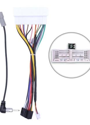Перехідник живлення серії qiv з адаптером can-bus для kia qbr-w ka-0802 (дрот)