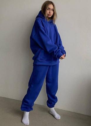 Теплий костюм oversize на флісі 📢 супер ціна та якість