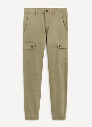 Джоггеры карго брюки мужские celio хаки в новом состоянии крутое качество макс скидка9 фото