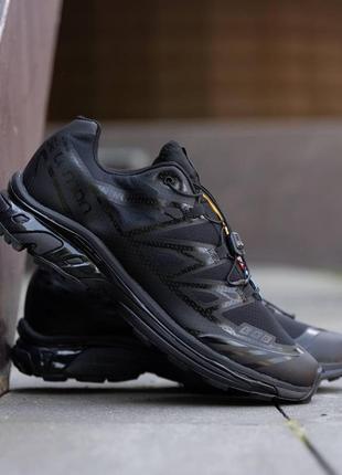 Женские мужские спортивные кроссовки salomon s lab xt-6 dover black, саломон с лаб хт-6 черные