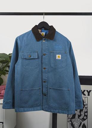 Жакет stussy x carhartt