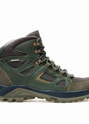 Ботинки демисезонные stugna skadi с натуральной кожей nubuck для весны и осени - гидрофобная пропитка из dm-11