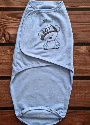 Євро пелюшка для новонароджених. пелюшка кокон 56-62