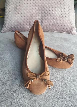 Кожаные балетки cosmoparis 37р.