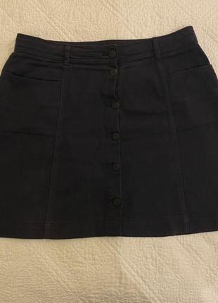 Джинсовая юбка h&amp;m размер 40