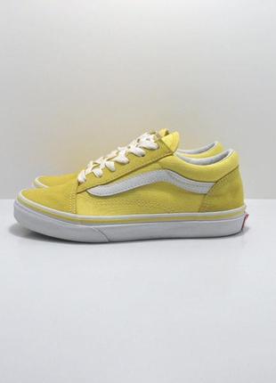 Дитячі жовті замшеві кеди vans р. 34