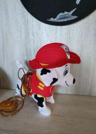 Щенячий патруль собачка на поводке маршал музыкальная