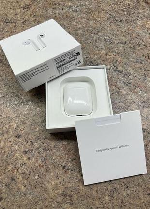 Оригінальні безпровідні навушники apple airpods 2